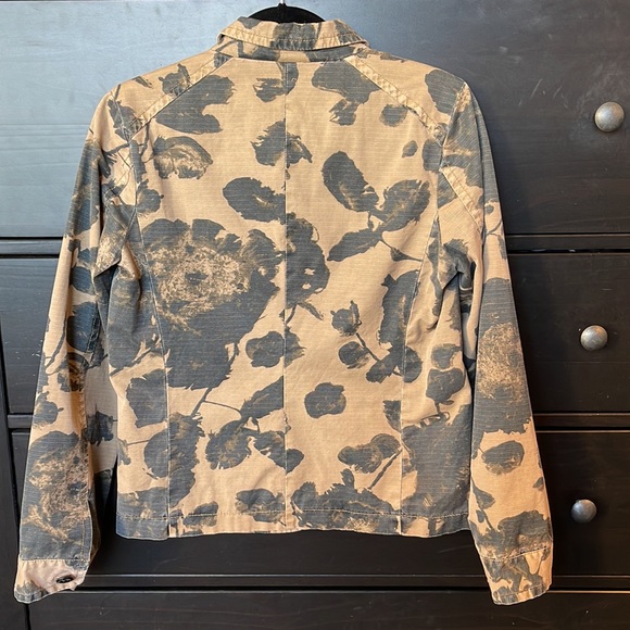 J.Crew Tan Black Blossom Camo Blazer - Picture 6 of 12